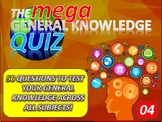The MEGA General Knowledge Pub Quiz #4 (50 Questions) Sett