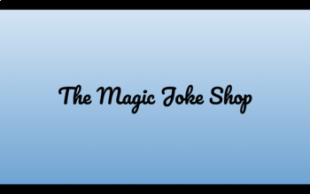 Preview of The Magic Joke Shop: Intermediate Music and Arts Lessons