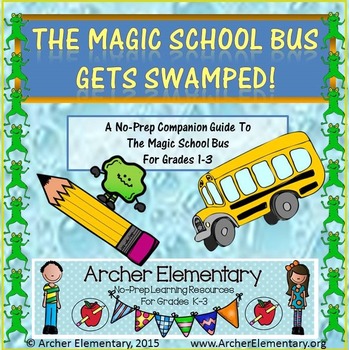 Preview of The Magic School Bus Gets Swamped: No-Prep Companion Guide
