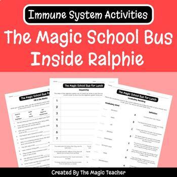 Preview of The Magic School Bus Inside Ralphie - Germs and The Immune System Worksheets