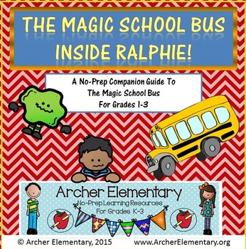 Preview of The Magic School Bus Inside Ralphie: No-Prep Companion Guide