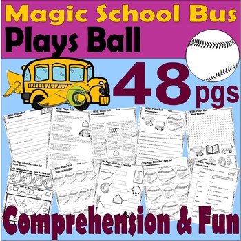 Preview of The Magic School Bus Plays Ball Read Aloud Book Companion Reading Comprehension