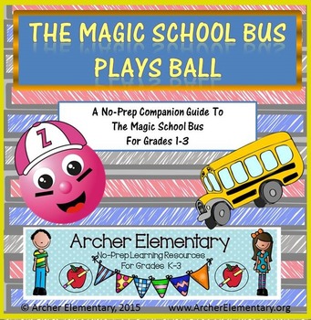 Preview of The Magic School Bus Plays Ball: No-Prep Companion Guide