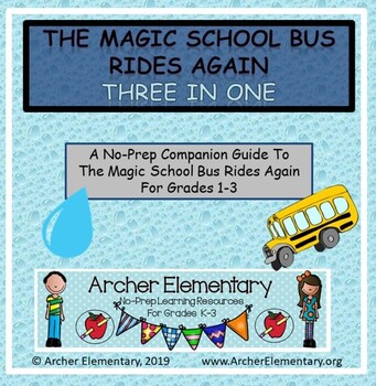 Preview of The Magic School Bus Rides Again Three in One No-Prep Companion Guide