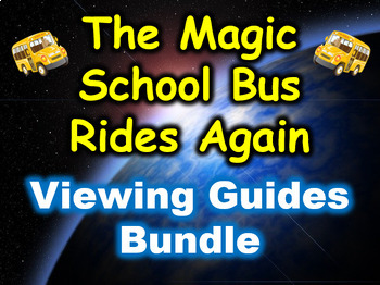 Preview of The Magic School Bus Rides Again - Viewing Guides Bundle - Seasons 1 & 2