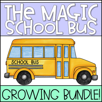 Preview of The Magic School Bus Worksheet Bundle! 46 Episode Worksheets Included!