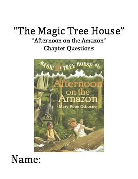 Preview of "The Magic Tree House" #6 (Amazon) Chapter Questions