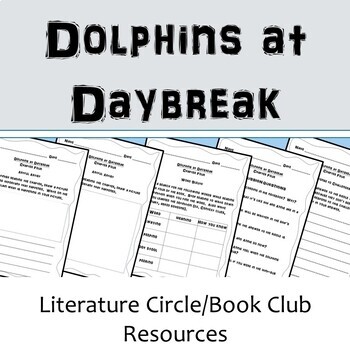 Preview of The Magic Tree House Dolphins at Daybreak Book Club Literature Circle Resources