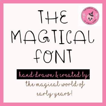 Preview of The Magical Font + e-learning certificate as a thank you!