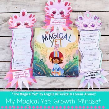 Preview of The Magical Yet - Growth Mindset Positive Affirmation Book Read Aloud Craft
