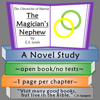 Preview of The Magician's Nephew Novel Study