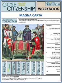 Preview of The Magna Carta 1215 Workbooklet