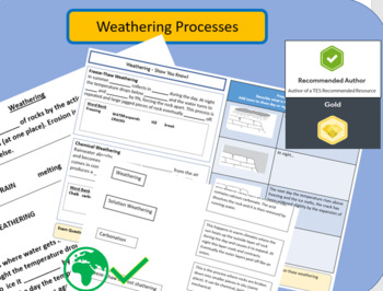 Preview of The Main Processes of Weathering.