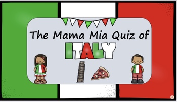 Preview of The Mama Mia Quiz of Italy