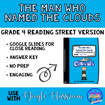 Preview of The Man Who Named the Clouds Interactive Notebook- 4th Gr. Reading Street