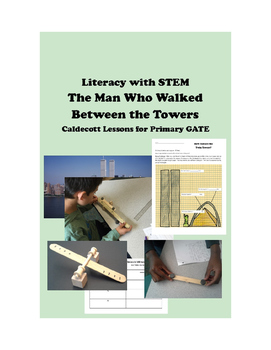 Preview of The Man Who Walked Between the Towers Caldecott for Primary GATE +STEM
