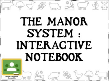 Preview of The Manor System - Interactive Notebook - Distance Learning