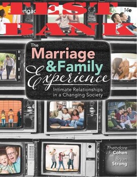 Preview of The Marriage and Family Experience: Intimate Relationships in a Changing Society