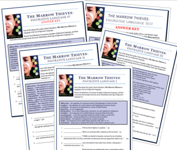 Preview of The Marrow Thieves: Figurative Language & Literary Devices Bundle
