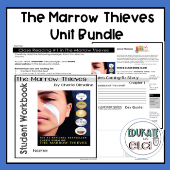 Preview of The Marrow Thieves Full Unit Bundle - Digital for Distance Learning!