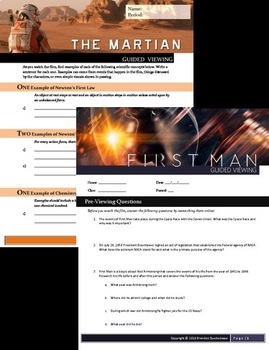 Preview of The Martian (2015) - First Man (2018) DOUBLE FEATURE - Movie Guide Bundle