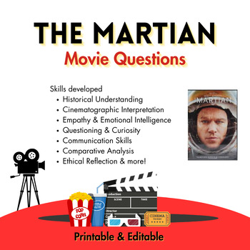 Preview of The Martian Movie Questions (Grades 6-12): Exploring Science