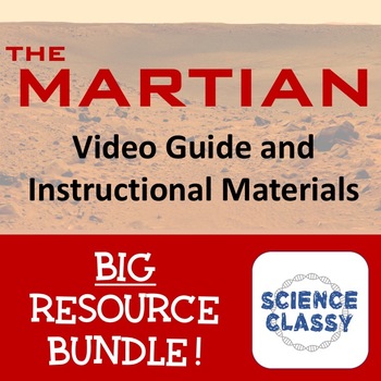 Preview of The Martian Movie - Science Viewing Guide and Lesson Plan Bundle