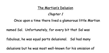 Preview of The Martians Delusion: Decodable Text shun Suffixes