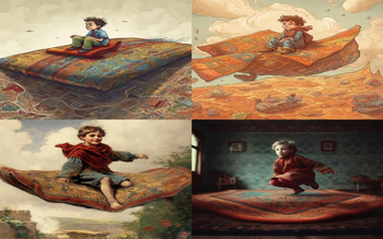 Preview of The Marvelous Flying Carpet and the Search for the Genie's Lamp