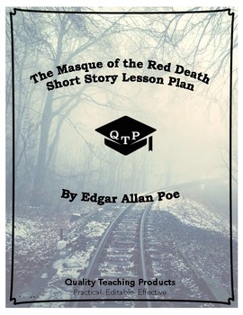 Preview of The Masque of the Red Death by Edgar Allan Poe Lesson Plan, Questions, Key