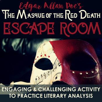 Preview of The Masque of the Red Death - Poe - ESCAPE ROOM - Engaging Activity