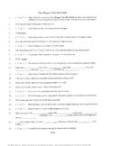 The Masque of the Red Death Poe Reading Worksheet Crosswor