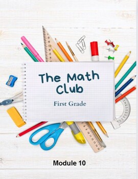 Preview of The Math Club- First Grade Word Problems, Fractions, and Time