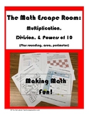 The Math Escape Room: Multiplication, Division, & Powers of 10