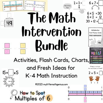 Preview of The Math Intervention K-4 Bundle of Teaching Tools