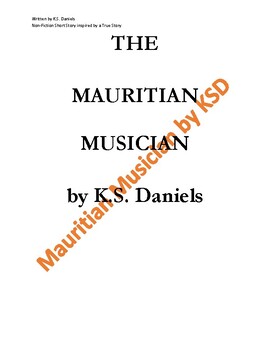 Preview of The Mauritian Musician Short Story for Reluctant Readers