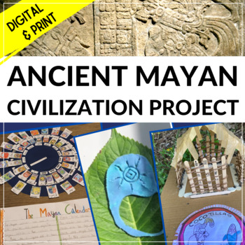 Preview of The Maya - Ancient Civilization Project - ANCIENT MAYAN Activities