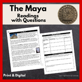 The Maya Reading with Questions: Print & Digital