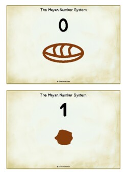 Preview of The Mayan Number System Flash Cards | Ancient History