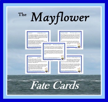 Preview of The Mayflower:  Fate Cards