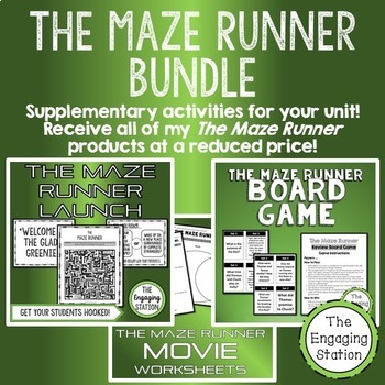 Preview of The Maze Runner BUNDLE