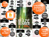 The Maze Runner: Comprehension Questions & Answer Keys for