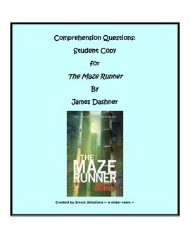 Preview of The Maze Runner - Comprehension Questions & Answers