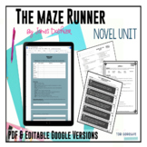 The Maze Runner (Dashner) Novel Study | DIGITAL & PRINT