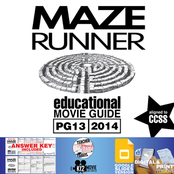 Preview of The Maze Runner Movie Guide | Questions | Worksheet (PG13 - 2014)