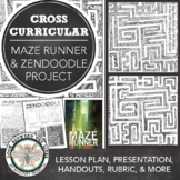 Middle, High School ELA, Art Lesson: Maze Runner Zentangle