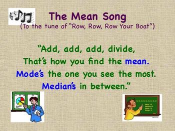 Preview of "The Mean Song" (Tune to Row Your Boat)