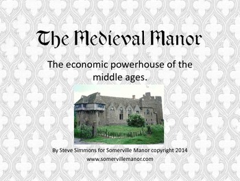 Preview of The Medieval Manor - economic powerhouse of the middle ages