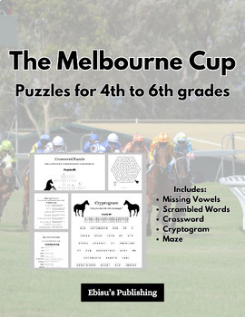 Preview of The Melbourne Cup: Puzzles for 4th-6th grades