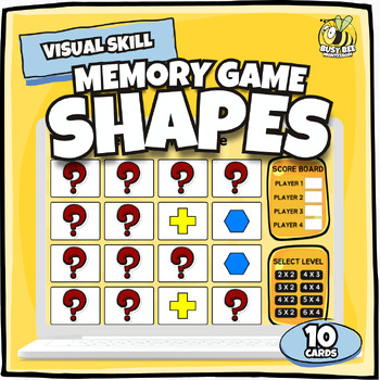 Preview of The Memory Game | Shapes